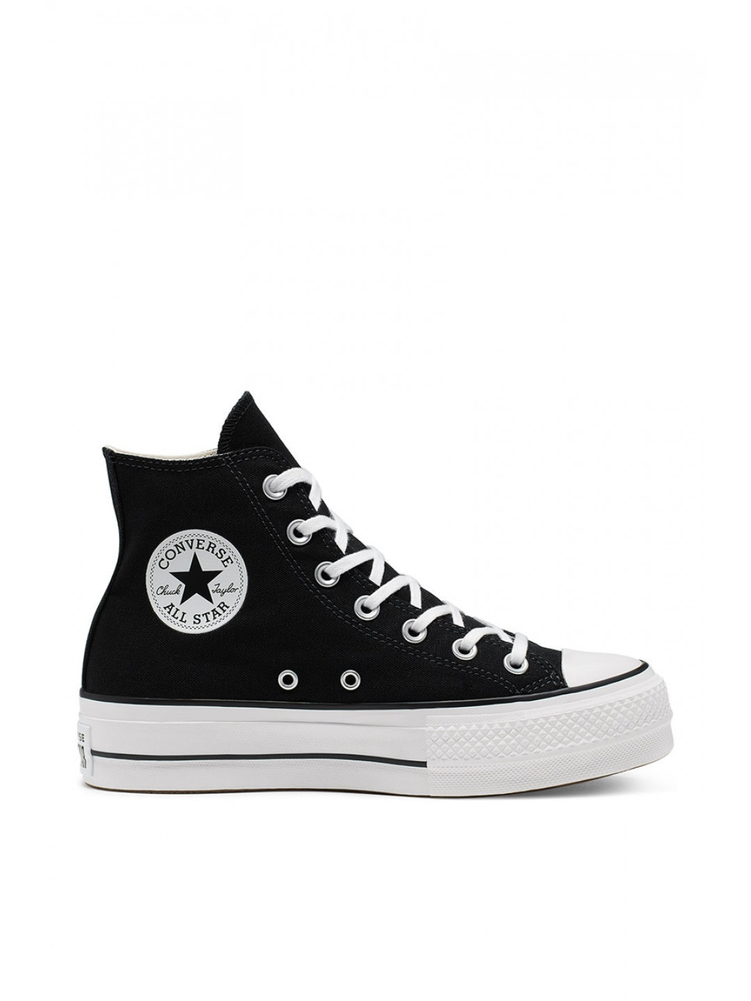 Kecky Converse Chuck Taylor All Star Lift HI dámské černá barva 560845C
